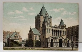 Boston Massachusetts Trinity Church 1908 Postcard - £7.96 GBP