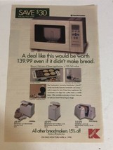 1998 Kmart Bread makers Vintage Print Ad Advertisement pa22 - £5.67 GBP