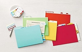 Martha Stewart Horizontal Colored File Folders Letter Size 11 1/2 in W x... - £8.31 GBP