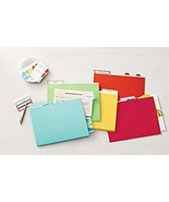 Martha Stewart Horizontal Colored File Folders Letter Size 11 1/2 in W x... - £8.31 GBP