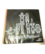 Disney Parks Vinyl Window Sticker Nightmare Before Christmas My Family New - £9.11 GBP