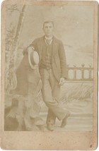 Cabinet Photo of an attractive 19 year old man 1894 - Named - £7.58 GBP