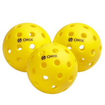 Recruit by  Pickleball Pure Outdoor Balls (Yellow, 3-Pack), 2.5 Lb - $31.81 CAD