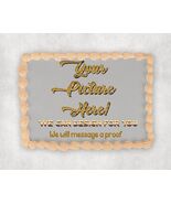 10&quot; by 8&quot; We Design For You, Custom Edible Cake Topper, Any Image &amp; Text... - €14,98 EUR
