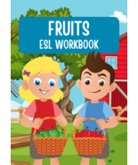 Fun and Colorful Kindergarten Workbook: ESL Fruits Worksheet for Kids - £2.24 GBP