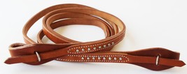 Horse  Western Amish Made Harness Leather Quick Change Single Reins Bras... - $474.99 MXN