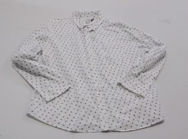 Floral Print Slim Fit Button-Down Shirt - Goodfellow &amp; Co White/Floral 2XL. - £17.08 GBP
