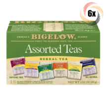 6x Boxes Bigelow Assorted Teas Variety Herbal Tea | 18 Pouches Per Box | 1.03oz - £24.57 GBP