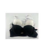 Set of 2 Simple Pleasures Bras Womens Size 36 B Black White Lace Sexy 1 ... - $38.85 CAD