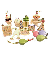 Lenox Happy Birthday Miniature Tree Ornaments 12 Crown Cake Clown Balloo... - $280.00