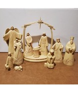 Mary &amp; Martha Nativity Set &quot;God With Us&quot; Christmas Figurines In Original... - $123.75