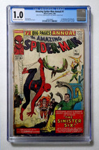 1964 Amazing Spider-Man Annual 1 CGC 1.0, 1st Sinister 6:Electro,Kraven,Mysterio - £781.63 GBP