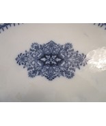 Antique Ironstone LARGE OVAL TRAY Flow Blue Burgess &amp; Leigh, Leicester 1... - £315.38 GBP