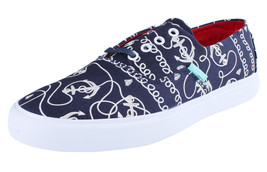 Diamond Supply Co Diamond Cuts Navy Anchors Canvas Sneakers Boat Shoes B14-F103 - £24.09 GBP