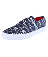Diamond Supply Co Diamond Cuts Navy Anchors Canvas Sneakers Boat Shoes B... - £23.60 GBP+