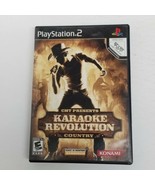 Karaoke Revolution Country Edition PS2, Konami, Case &amp; Manual - £7.74 GBP