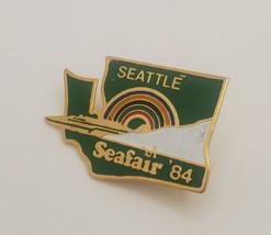 Seattle Seafair 1984 Collectible Enamel Lapel Hat Pin Sea Fair Hydroplane - $19.60