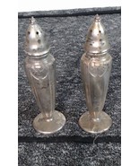 Vintage Poole Silver Company Art Deco Salt &amp; Pepper Shaker Set. Victoria... - $345.52 MXN