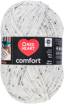 Red Heart Comfort Yarn-Cream Fleck E707D-5100 - £32.07 GBP