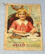 Vintage Jell-O Recipe Cookbook 1918 Ice Cream Powder insert - £7.95 GBP