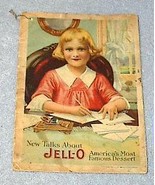 Vintage Jell-O Recipe Cookbook 1918 Ice Cream Powder insert - $9.95