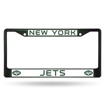 New York Jets License Plate Frame Metal Dark Green - $46.99