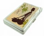 Meditate Yoga Pose 100's Size Cig Case w/built in lighter Wallet - $23.71