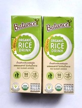 organic jasmine brown rice milk no-sugar added plant-based beverage 3X18... - $185.47 MXN