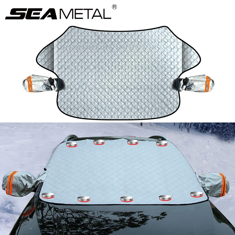 Windshield Cover Car Snow Cover Car Windshield Cover Snow Protector Ice Blocked - £21.13 GBP+