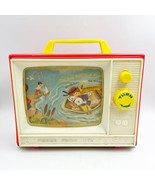 Vintage FISHER PRICE Toys Giant Screen Music Box TV Plays Two Tunes Lond... - £19.73 GBP