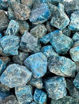 Blue Apatite - Medium Rough Raw Natural - £4.36 GBP