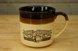 Vintage Advertising China HARDEES Rise &amp; Shine Homemade Biscuits Coffee Mug - £11.79 GBP