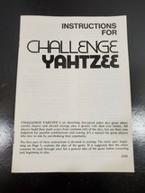 1978 E.S. Lowe Challenge Yahtzee Replacement Game Pieces - Milton Bradley - $1.75+