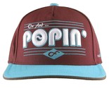 Flat Fitty On And Popin Burgundy Carolina Blue SnapBack Baseball Cap Hat... - $9.98