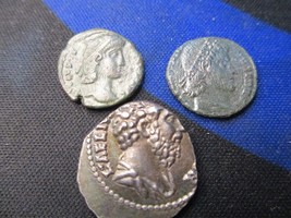 3 Roman Pieces, Over 1500 Years Each Beautiful Condition-
show original title... - £63.34 GBP