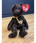 Ty Beanie Babies 2003 Signature Bear Plush 10th Anniversary KG JD - $273.66 MXN
