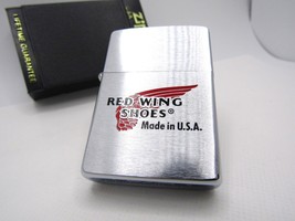Red Wing Shoes Logo Engraved Zippo 1994 MIB Rare - £128.19 GBP