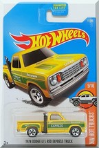 Hot Wheels - 1978 Dodge Li&#39;l Red Express Truck: &#39;17 HW Hot Trucks #11/365  - £2.38 GBP