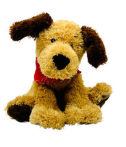 Gund Bandit Dog Plush Red Bandana Stuffed Animal Sitting Super Soft 9 inch - $21.49