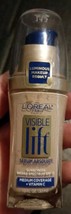 NEW L&#39;Oreal Paris Visible Lift Serum Absolute Liquid Foundation 143 Soft... - $8.79