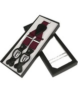 ELEGANT Suspenders Clip on and Button Option for Slacks or Suit Pants Bu... - $562.66 MXN