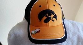 IOWA Hawkeye Black and Gold new ball cap w/tags  - $21.00