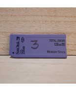 SanDisk 128MB X2 256MB Memory Stick Card for Sony Camera *GOOD/TESTED* - €29,87 EUR