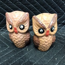 Vintage Owls Salt And Pepper Shakers - £9.31 GBP