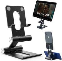 Tablet Cell Phone Stand for Desk, Single &amp; Dual Phone Holder, Dual-axis (4&quot;-13&quot;) - £11.41 GBP