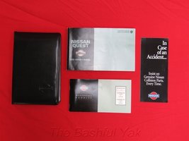 1995 Nissan Quest Owners Manual with Case [Paperback] Nissan - $23.51