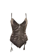 AGENT PROVOCATEUR Womens Bodice Buttoned Silk Black Size AP 3 - £459.91 GBP