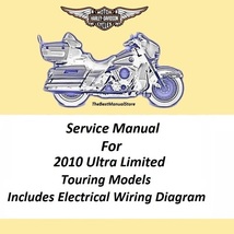2010 Harley Davidson Electra Glide Ultra Limited Touring Models Service Manual - $25.95