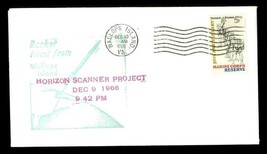 FDC Postal History NASA Rocket Fired Wallops Island Dec 9 1966 Horizon Scanner - £7.86 GBP