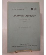 Automotive Mechanics, 1951, William Crouse, 2nd Ed, US Armed Forces MC-7... - $257.23 MXN